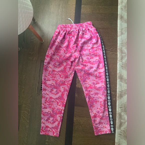 HAYLEY ELSAESSER X GET FRESH COMPANY Pink Cherry Track pants Women’s Size Medium - Picture 12 of 14